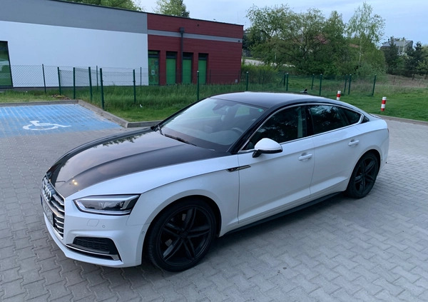 Audi A5 cena 103800 przebieg: 189000, rok produkcji 2018 z Poznań małe 106